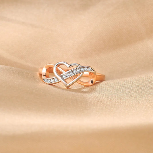 Infinity Heart Promise Ring