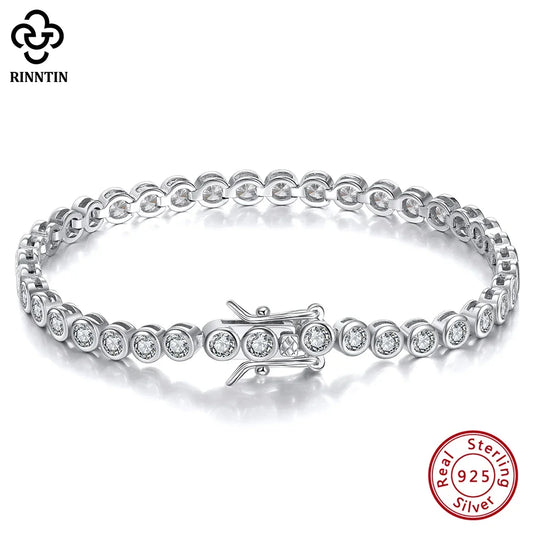 Sterling Silver Tennis Bracelet