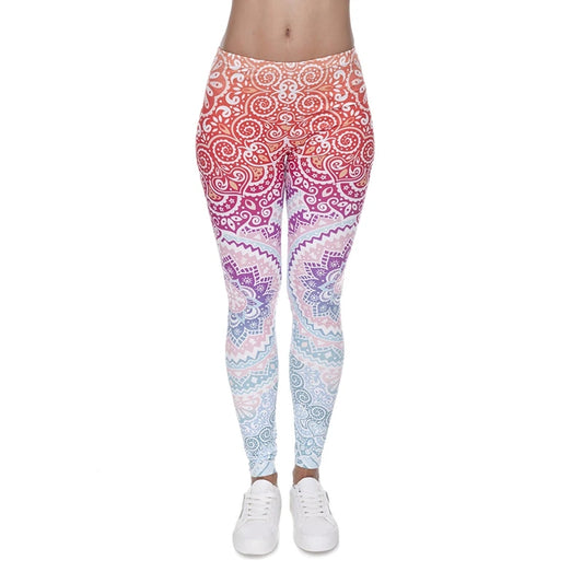 Ombre High-Waist Fitness Leggings