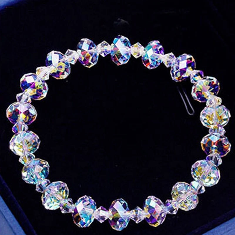Crystal Beaded Strand Bracelet