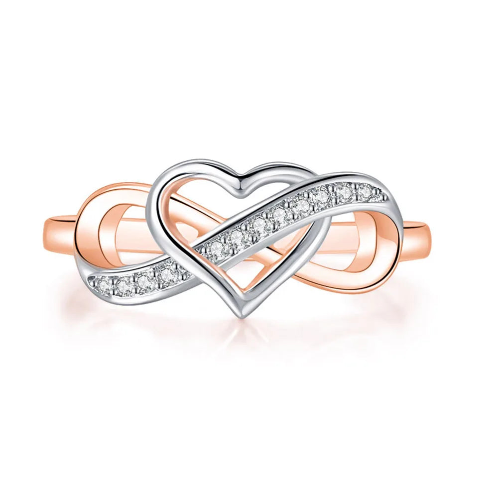 Infinity Heart Promise Ring