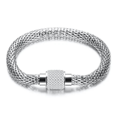 Crystal Magnetic Charm Bracelet