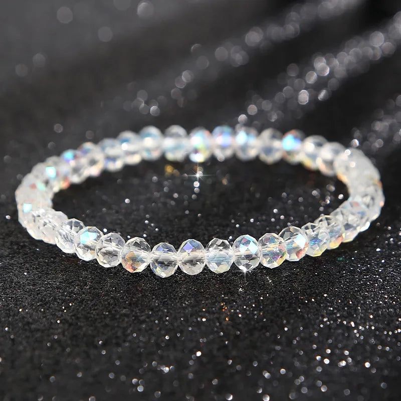 Crystal Beaded Strand Bracelet