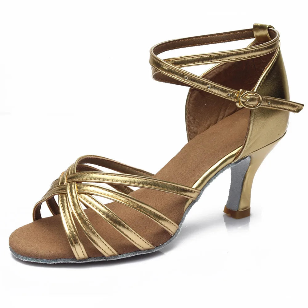 Heeled Ballroom Dance Shoes