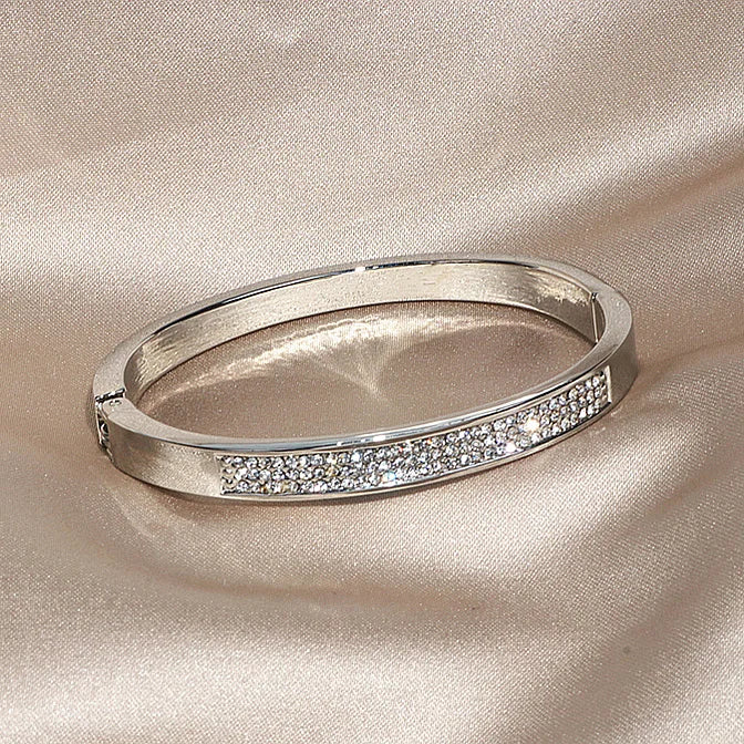 Crystal Open Cuff Bangle