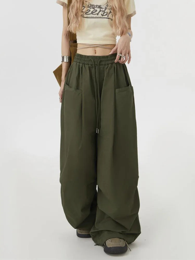 Y2K High-Waist Cargo Pants