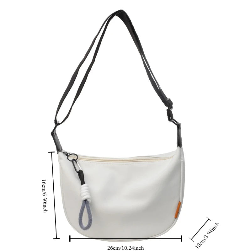 Wide Strap Dumpling Bag