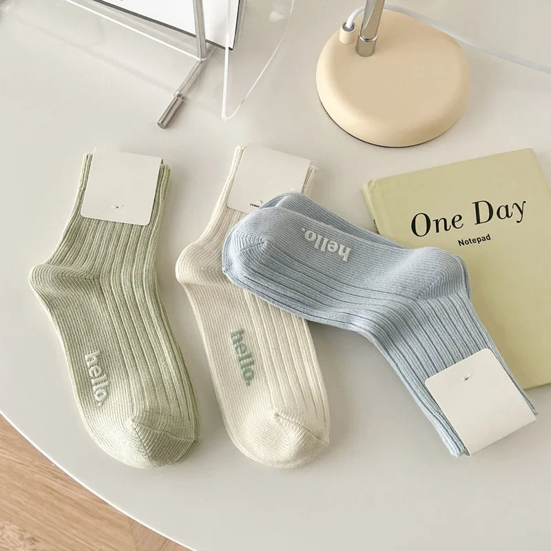 Breathable Colorful Ankle Socks