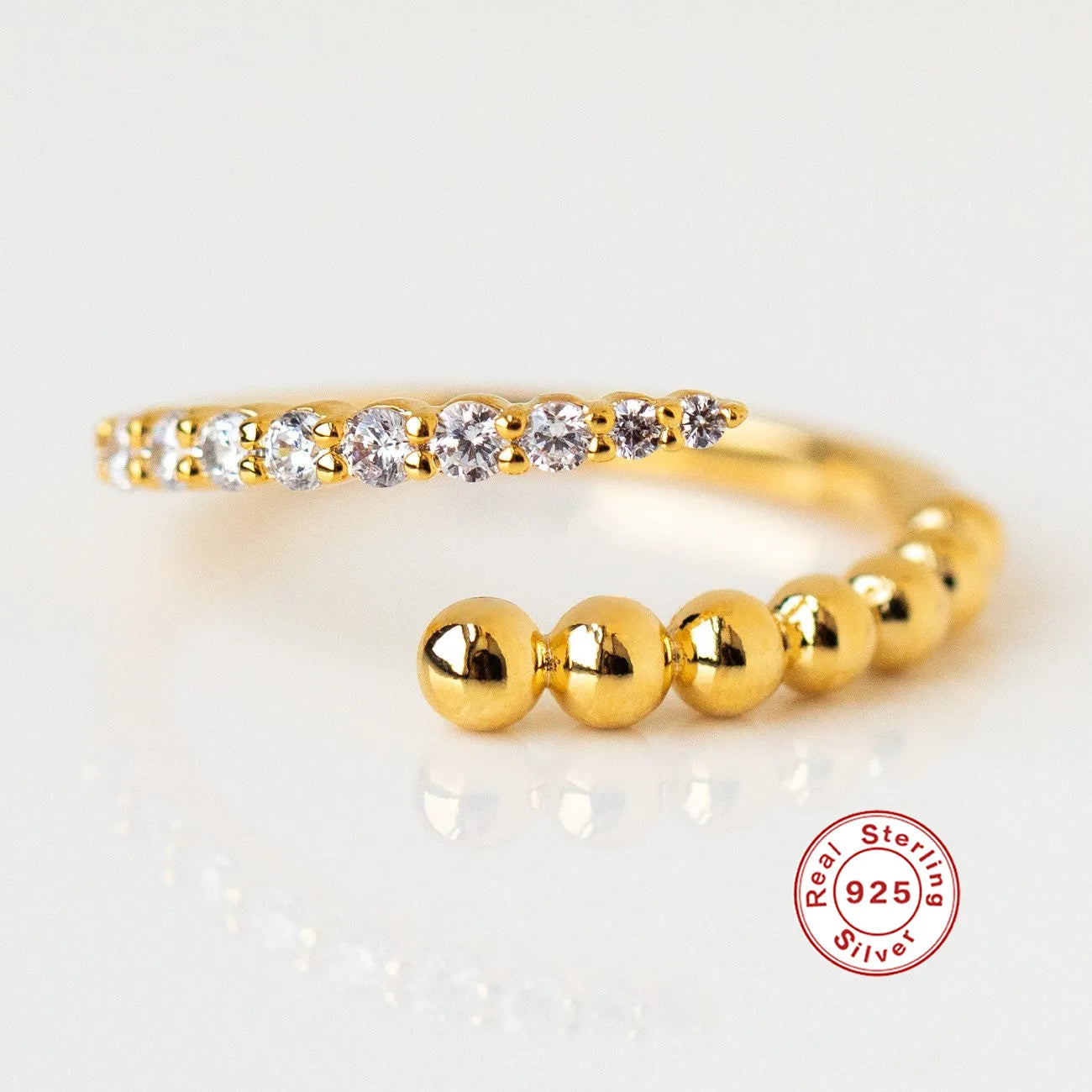 Sterling Silver Snake Ring