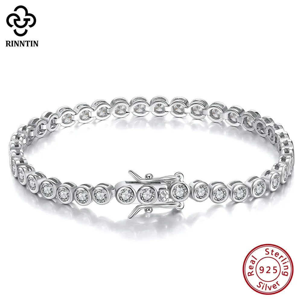 Sterling Silver Tennis Bracelet