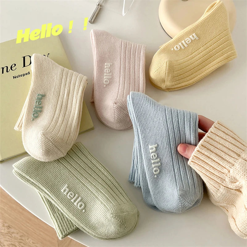 Breathable Colorful Ankle Socks