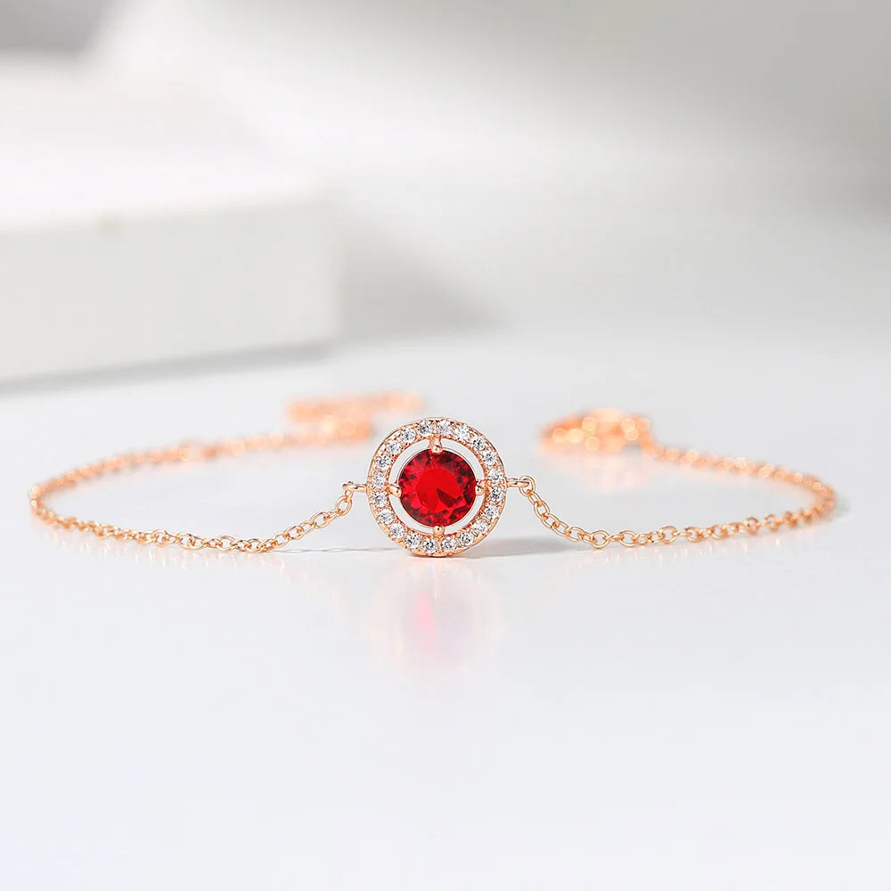 Rose Gold Zircon Bracelet