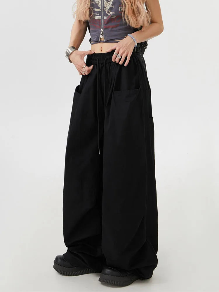 Y2K High-Waist Cargo Pants