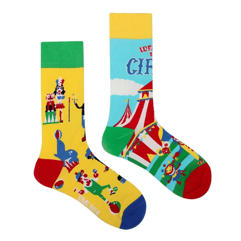 Fruit Print Crew Socks