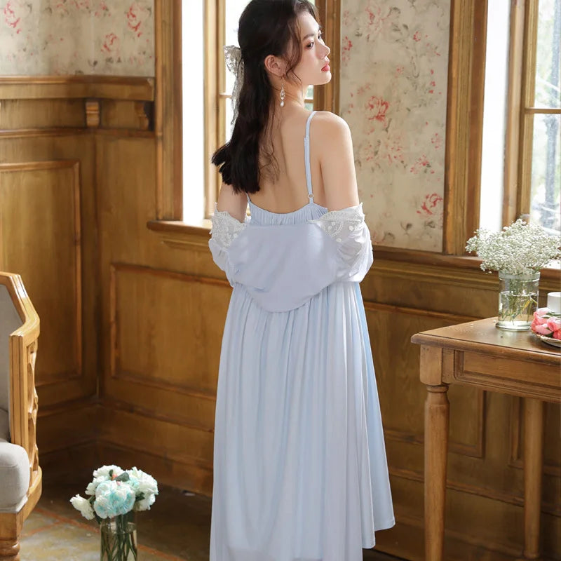Victorian Lace Bridal Nightgown