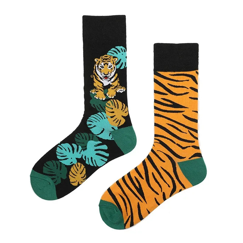 Fruit Print Crew Socks