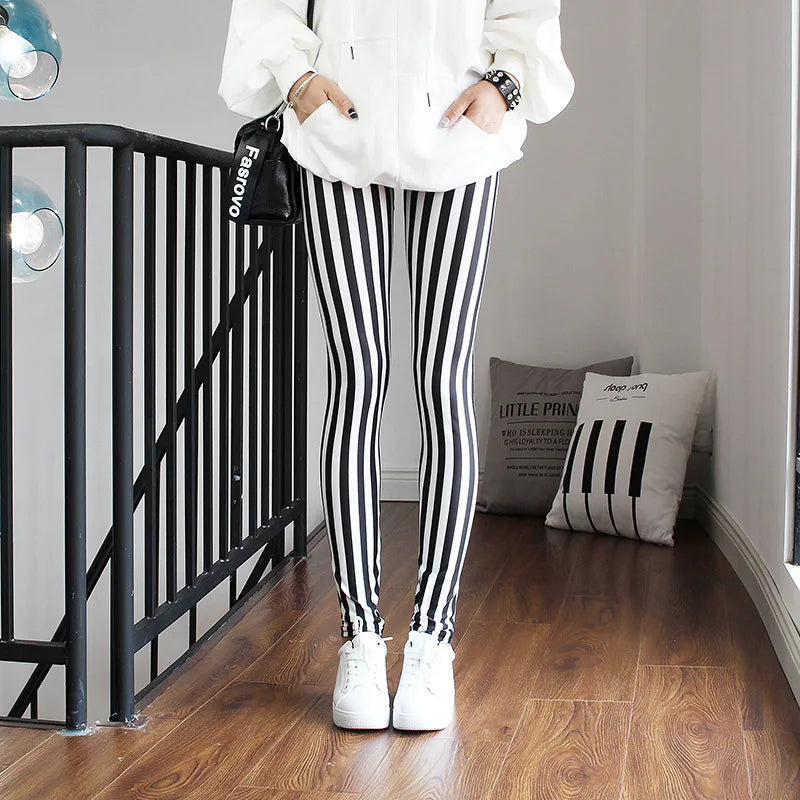 Colorful Leopard Street Leggings