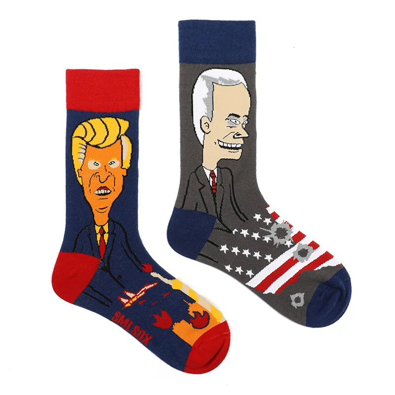 Fruit Print Crew Socks