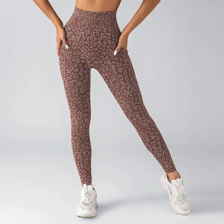 Leopard High-Waist Yoga Leggings