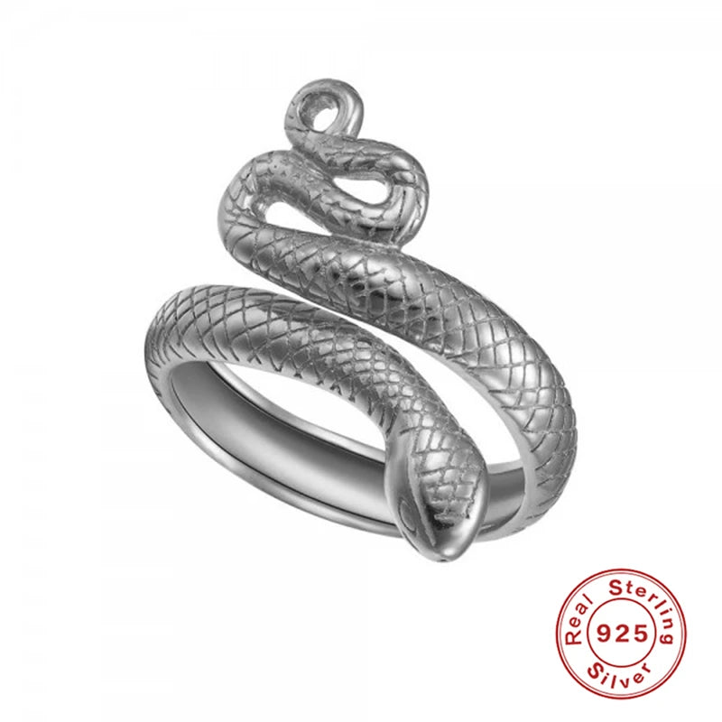 Sterling Silver Snake Ring