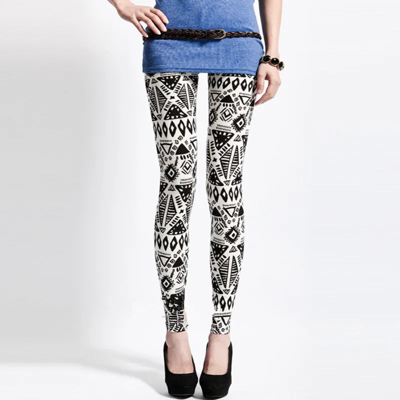 Colorful Leopard Street Leggings