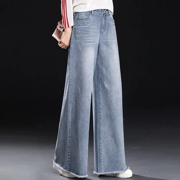 Slouchy High-Waist Wide-Leg Jeans