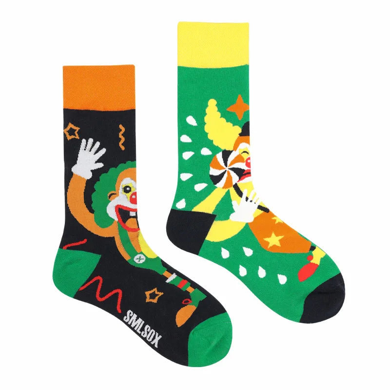 Fruit Print Crew Socks