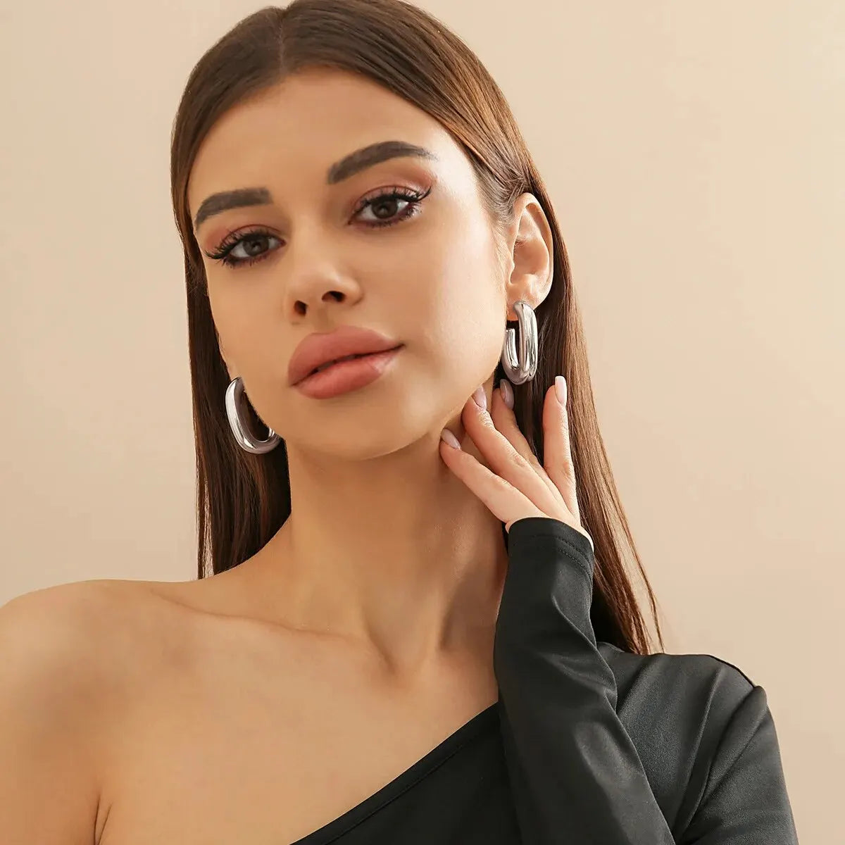 Vintage Geometric Hoop Earrings