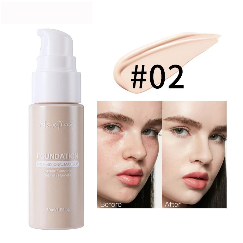 Sweat-Resistant Liquid Concealer Foundation