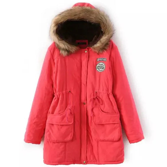 Hooded Fleece-Lined Winter Parka