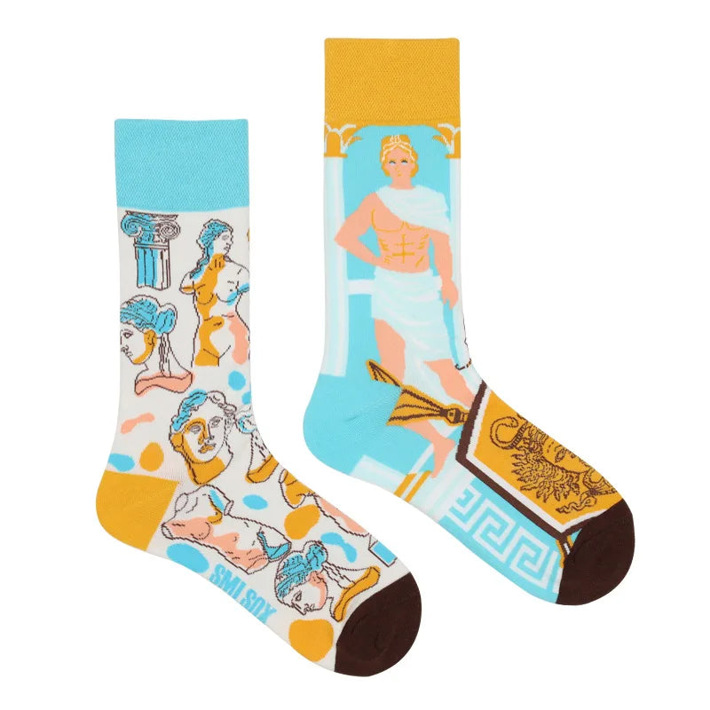 Fruit Print Crew Socks