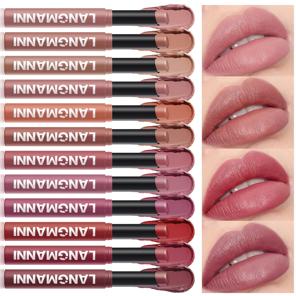 Twelve-Color Waterproof Lipstick Pen