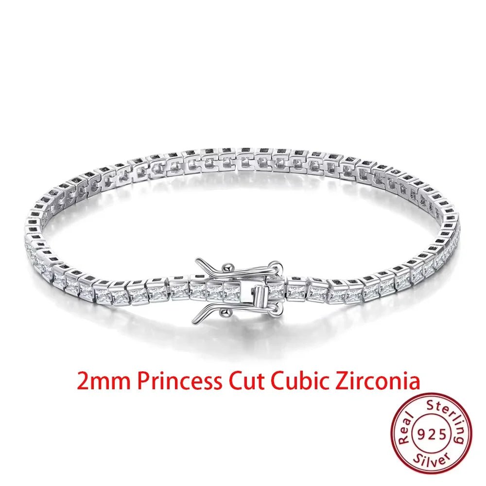 Sterling Silver Tennis Bracelet