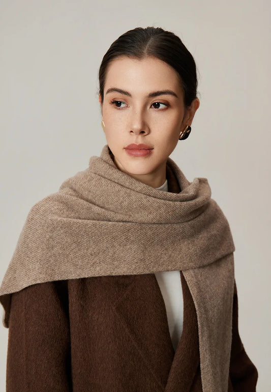 Cozy Knitted Wool Scarf