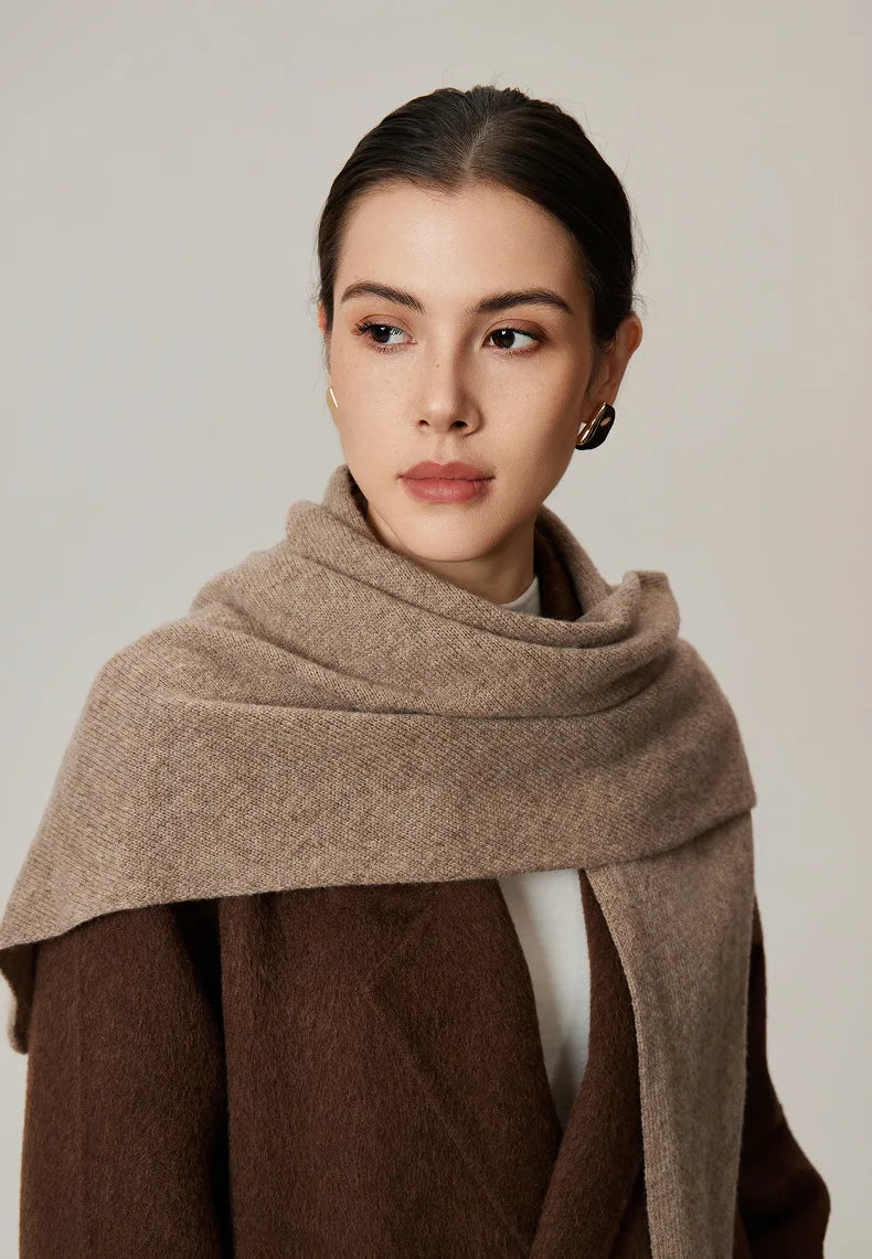 Cozy Knitted Wool Scarf
