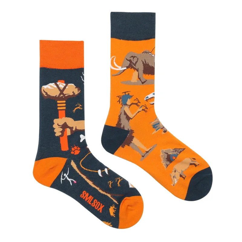 Fruit Print Crew Socks