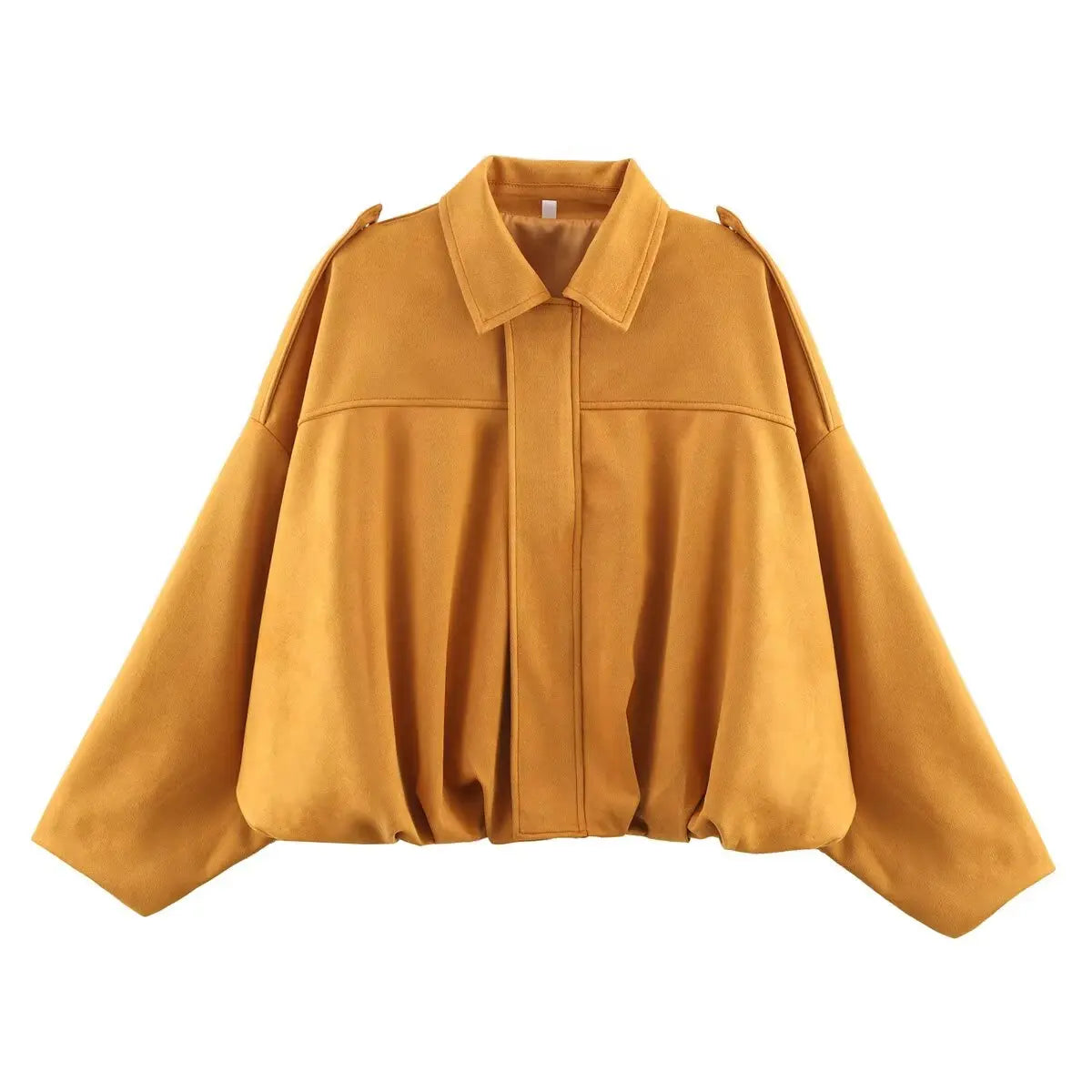 Textured Suede Bomber Jacket