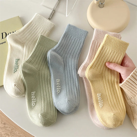Breathable Colorful Ankle Socks