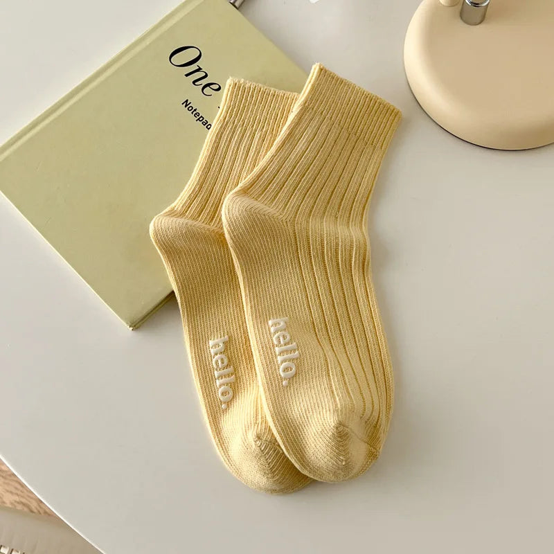 Breathable Colorful Ankle Socks
