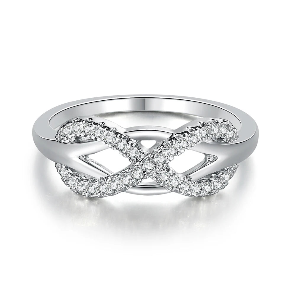 Infinity Heart Promise Ring
