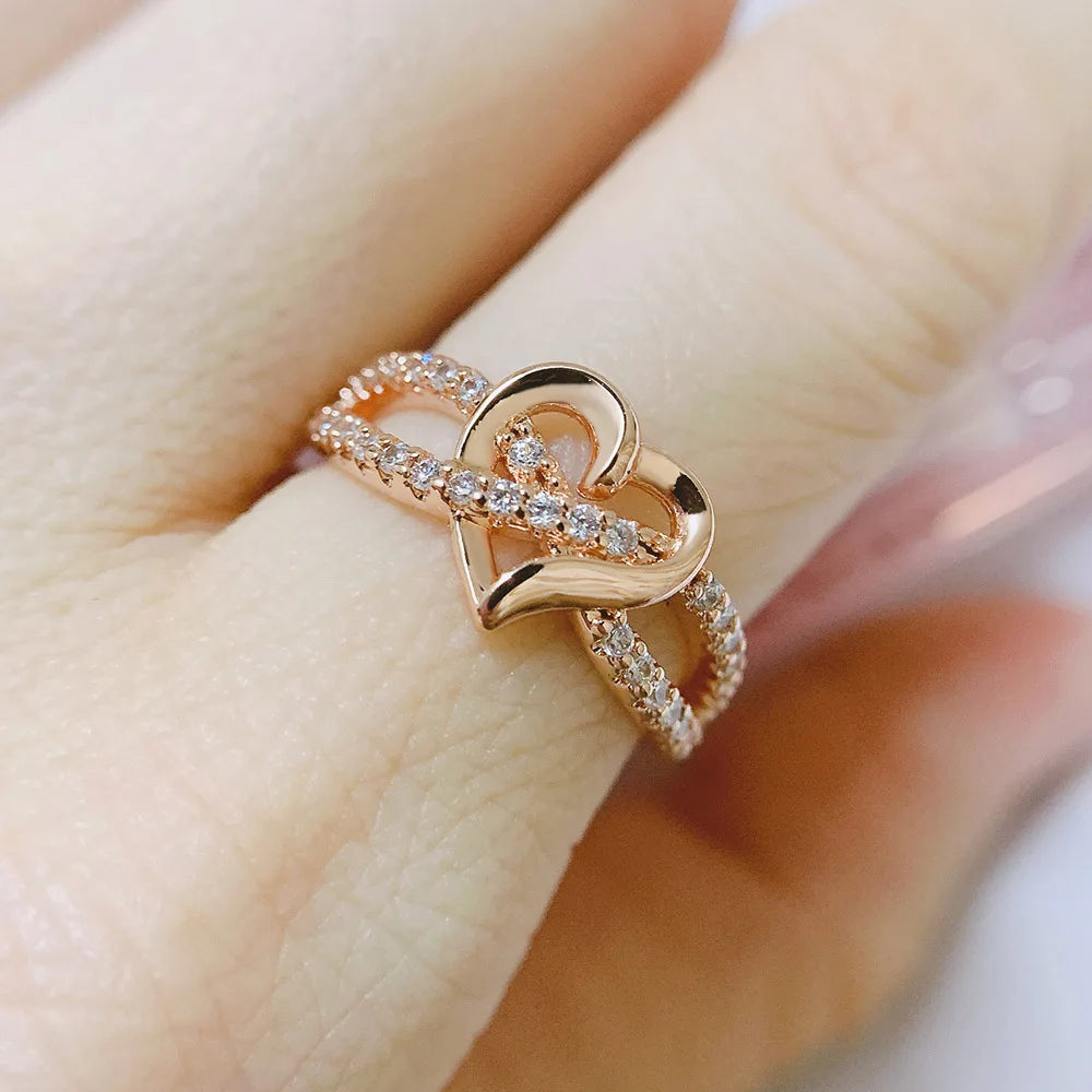 Infinity Heart Promise Ring