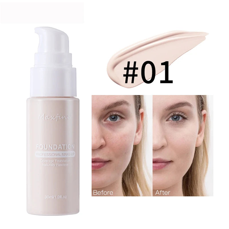 Sweat-Resistant Liquid Concealer Foundation