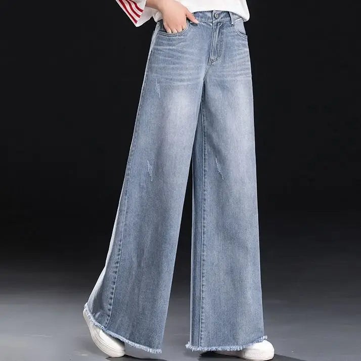 Slouchy High-Waist Wide-Leg Jeans