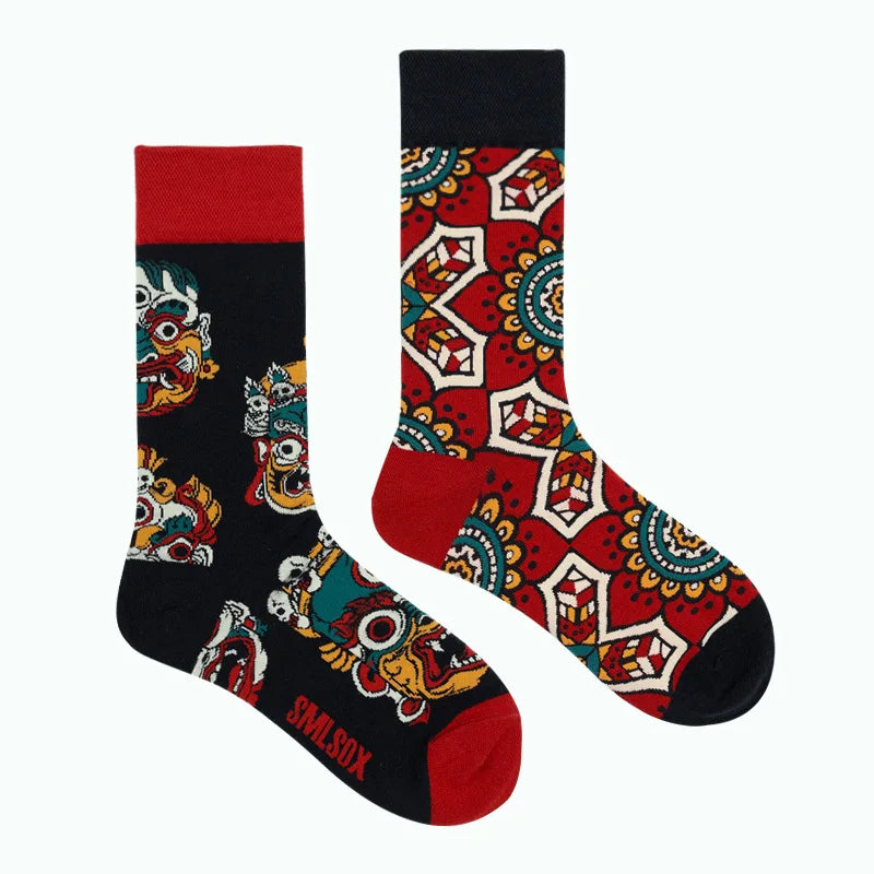 Fruit Print Crew Socks