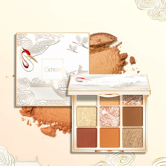 Nine-Color Pigmented Eyeshadow Palette