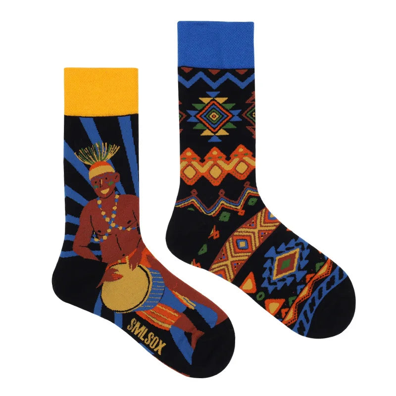 Fruit Print Crew Socks