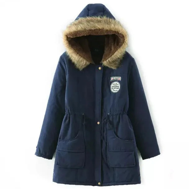 Hooded Fleece-Lined Winter Parka