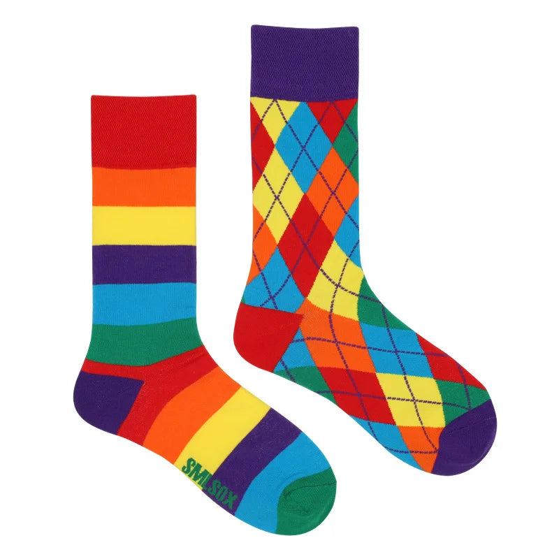 Fruit Print Crew Socks