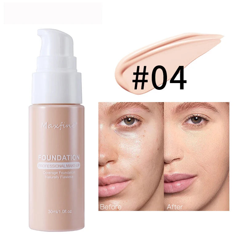 Sweat-Resistant Liquid Concealer Foundation