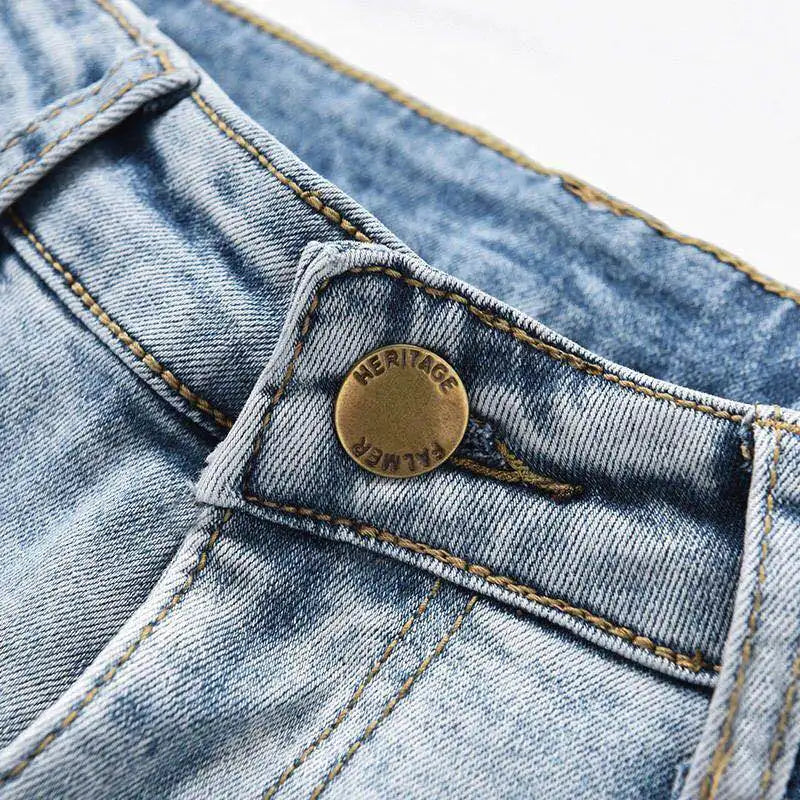 High-Waist Stretch Flare Jeans